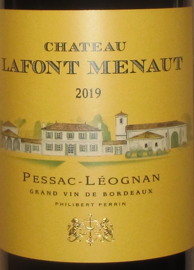 2019 Chateau Lafont Menaut, Pessac-Leognan Rouge, Bordeaux, Frankrig