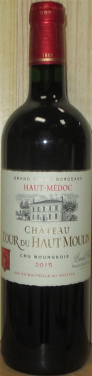 2015 Chateau Tour du Haut-Moulin, Haut-Medoc, Bordeaux, Frankrig