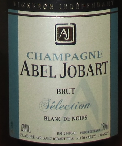 Champagne Blanc de Noirs, Brut Sélection, Abel Jobart