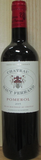 2015 Chateau Haut Ferrand, Pomerol, Bordeaux, Frankrig