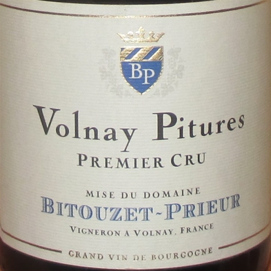 2015 Volnay Pitures 1 Cru, Bitouzet-Prieur, Bourgogne, Frankrig