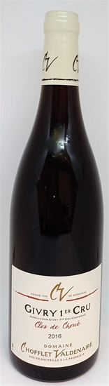2016 Givry 1. Cru Clos de Choue, Domaine Chofflet-Valdenaire, Bourgogne, Frankrig