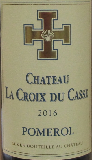 2016 Chateau La croix du Casse, Pomerol, Bordeaux, Frankrig