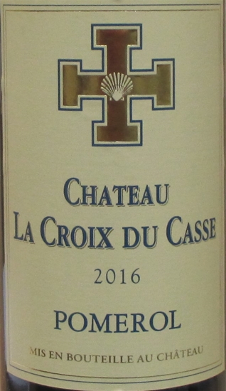 2016 Château La croix du Casse, Pomerol, Bordeaux, Frankrig