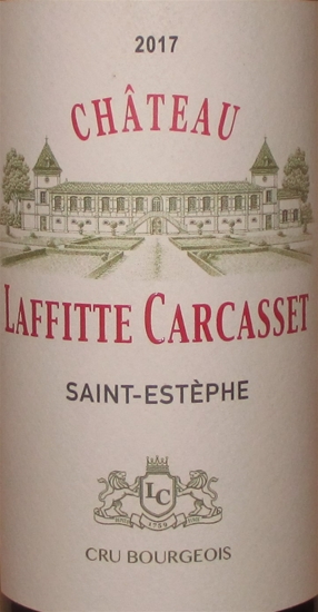2017 Château Lafitte-Carcasset, Saint-Estephe, Bordeaux, Frankrig