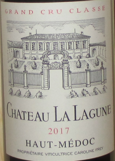 2017 Chateau La Lagune, Haut-Medoc, Bordeaux, Frankrig ØKO