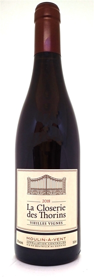 2018 Moulin-A-Vent Domaine Closerie des Thorins, Beaujolais, Frankrig