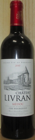 2010 Château Livran, Medoc, Bordeaux, Frankrig