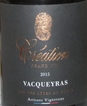 2015 Creation Vacqueyras, Rhônea, Frankrig