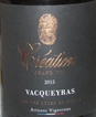 2015 Creation Vacqueyras, Rhônea, Frankrig