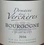 2016 Pinot Noir, Domaine des Vercheres, Bourgogne, Frankrig